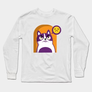 Angry Glass Cat Long Sleeve T-Shirt